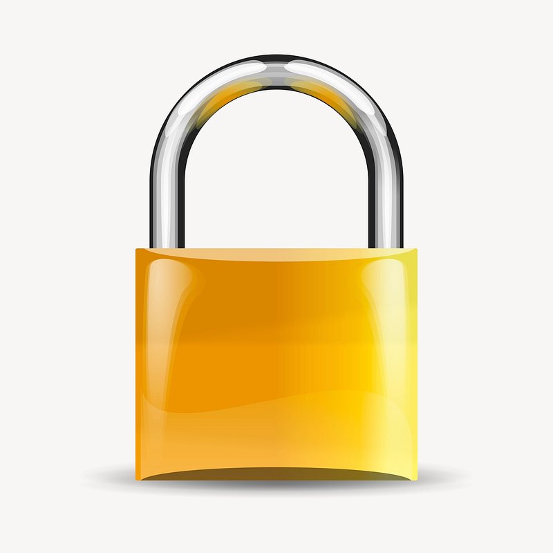 Locked and unlocked gold locks with keys Vector Image