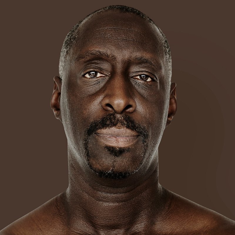 African american men, Male face, Face