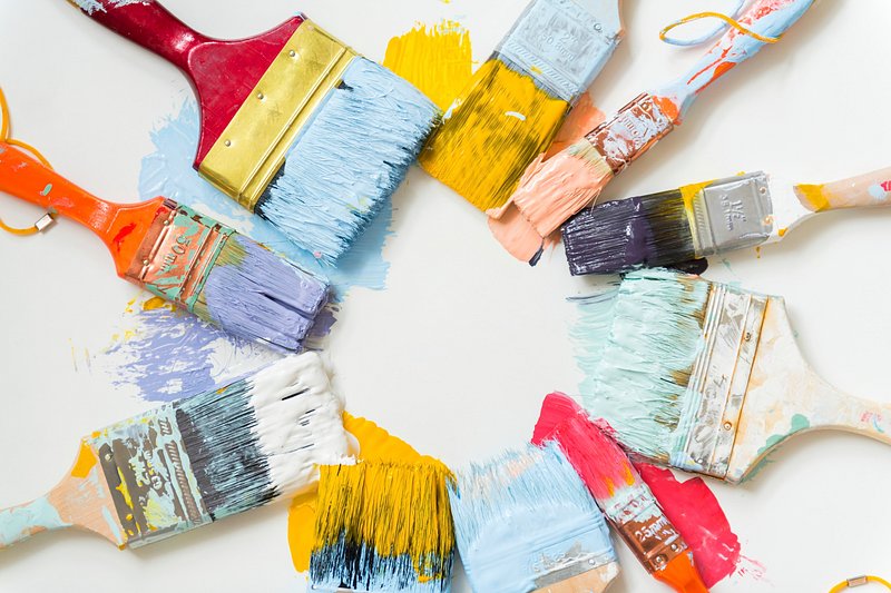 Paintbrushes and art tools in a cup Stock Photo by Rawpixel