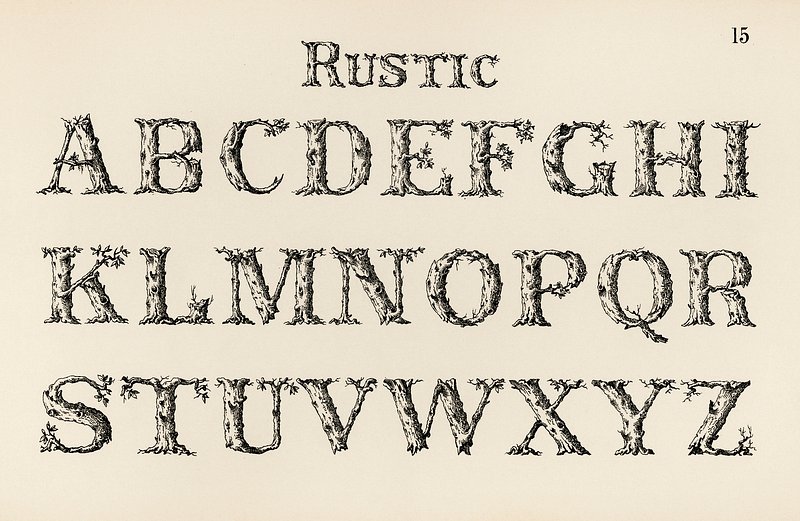 Old English calligraphy fonts from Draughtsman's Alpha…