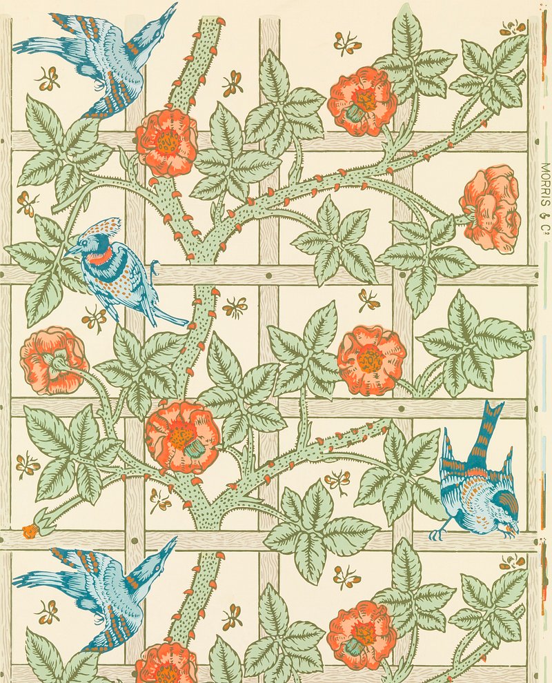 William Morris CC0 Textiles and Pattern High Quality Public Domain Art