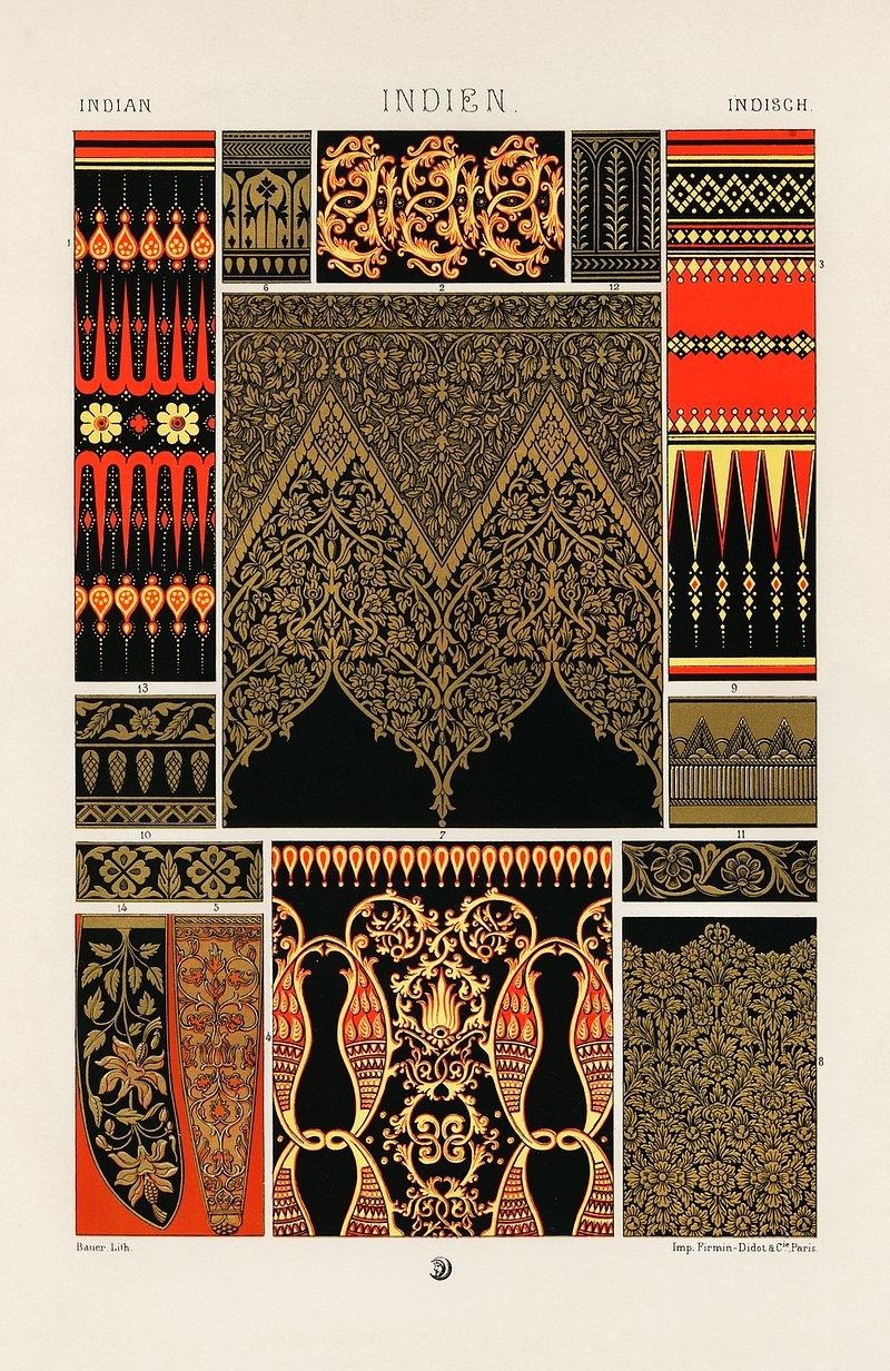 indian patterns and designs