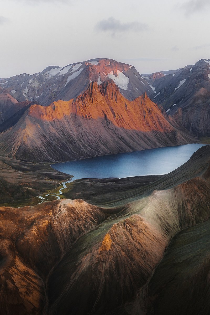 Aerial view of Highland in Iceland | Premium Photo - rawpixel