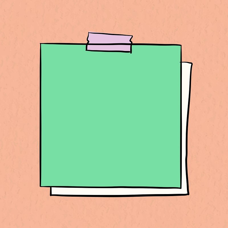 A light green sticky note attached to a map pin, suitable for writing study  notes, at home or at work 11351460 Vector Art at Vecteezy