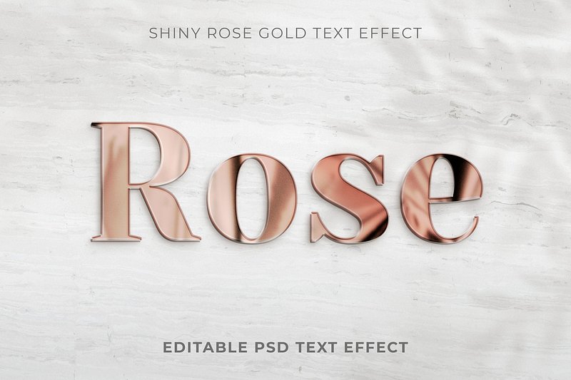 3D Glitch Rose editable text in 2023