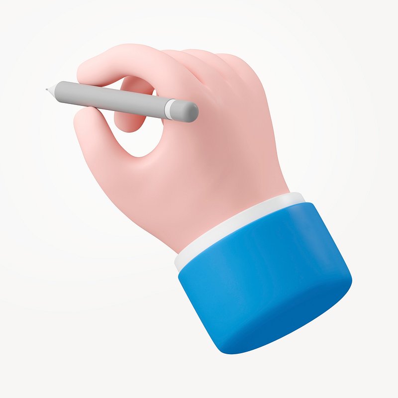 Hand holding stylus clipart, business | Premium PSD - rawpixel