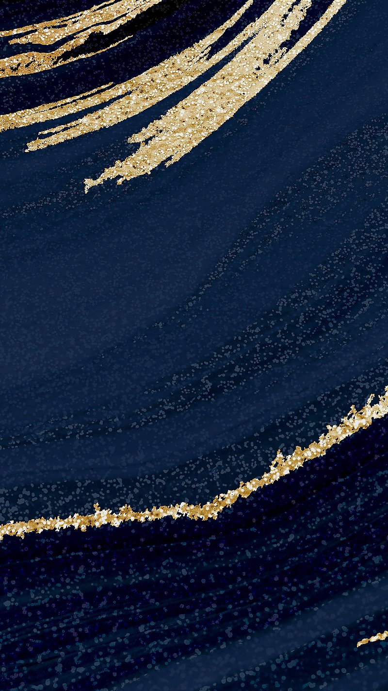 Blue Gold Wallpaper