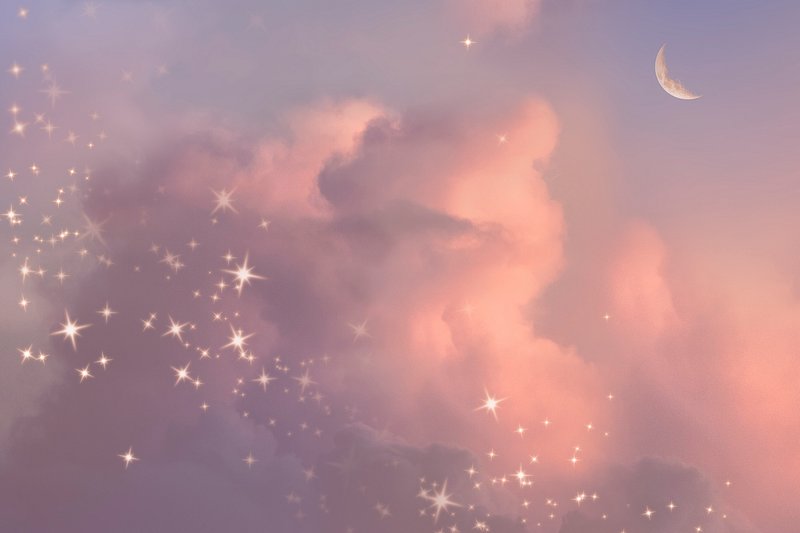 Pink aesthetic, clouds, cute, glitter, hello kitty, pastel, soft