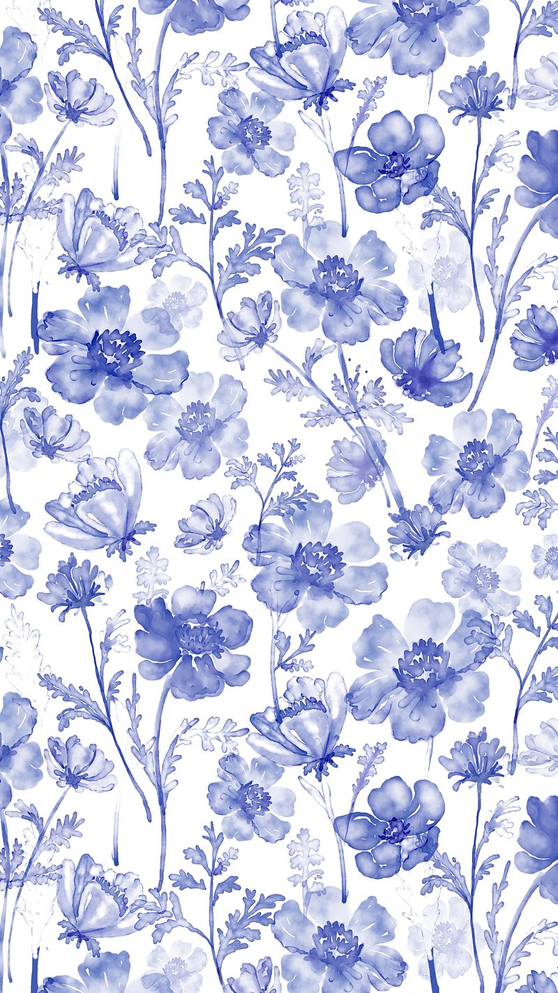 Free download wildflower wallpaper Simple phone wallpapers Flower iphone  675x1200 for your Desktop Mobile  Tablet  Explore 34 Cute Blue Floral  iPhone Wallpapers  Blue Floral Background Blue Floral Wallpaper Border