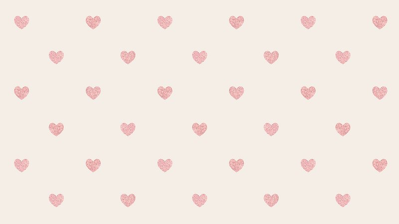 Seamless glittery pink hearts patterned | Free Photo - rawpixel