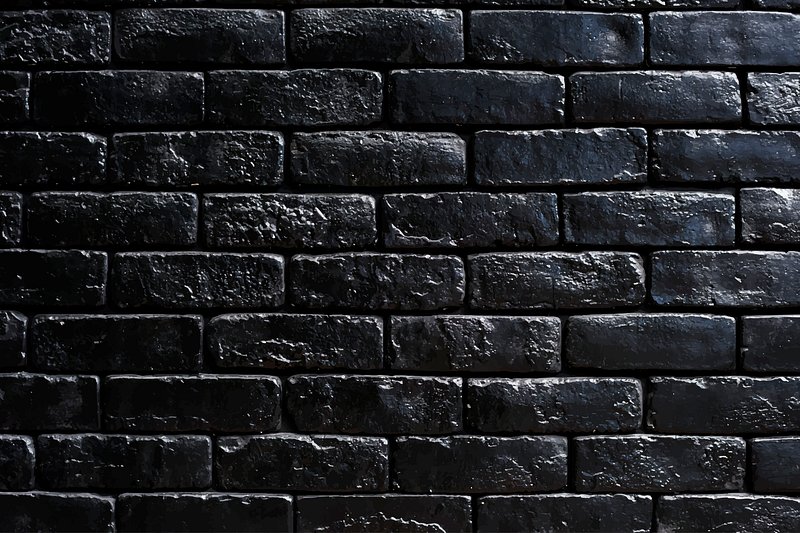Black brick wall textured background | Premium Vector - rawpixel
