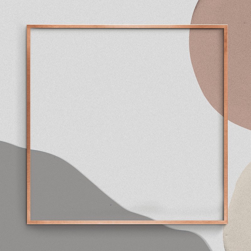Gold frame psd gray abstract | Premium PSD - rawpixel