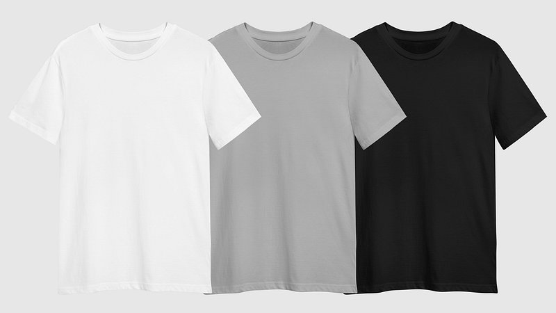 Minimal t-shirt mockup psd set | Premium PSD Mockup - rawpixel