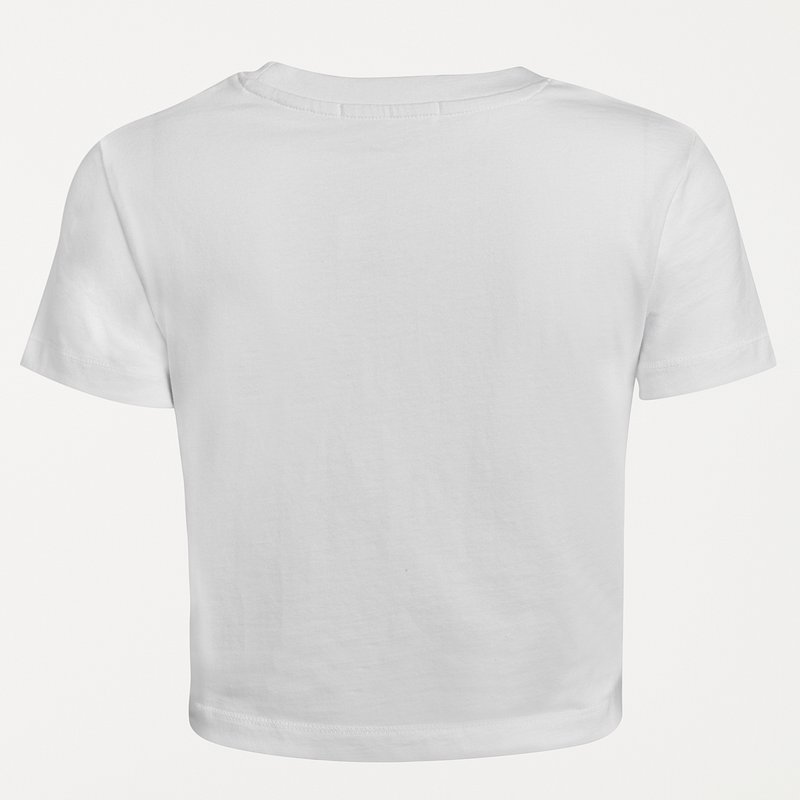 White crop top women's t-shirt | Premium PSD - rawpixel