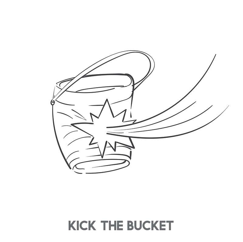 O que significa kick the bucket?