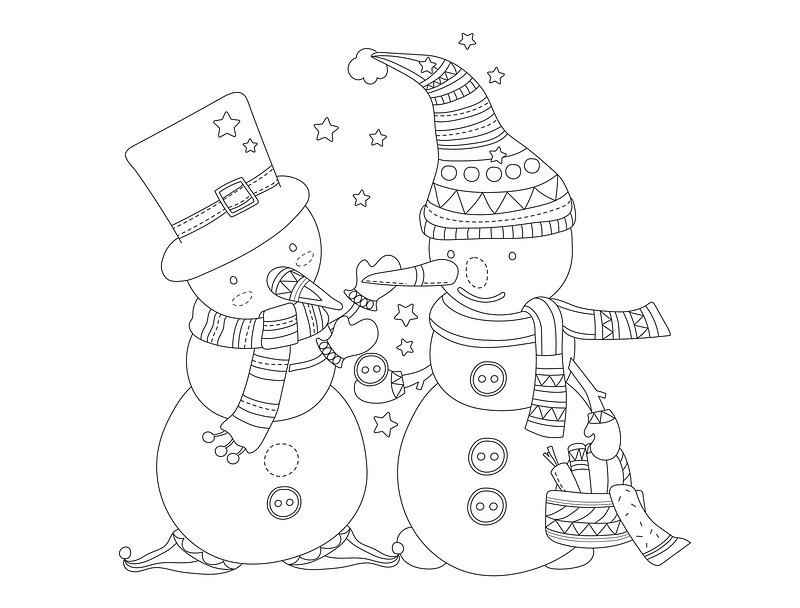 Snowman vector | Free Photo Illustration - rawpixel