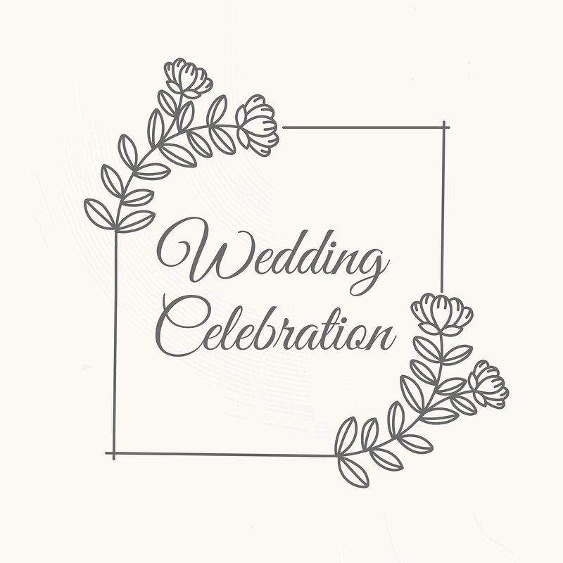 Pink frame illustration, Wedding logo, free Logo Design Template, text,  heart png | PNGWing