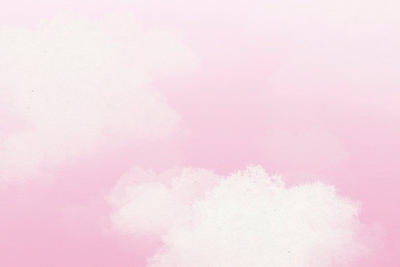 Pink cloudy sky illustration | Free Photo - rawpixel