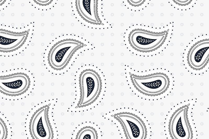 Paisley Pattern Designs  Free Seamless Vector, Illustration & PNG