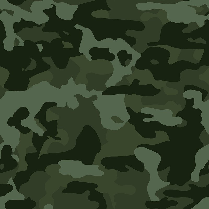 Camouflage Pattern Dark Green Military Army | Art Board Print
