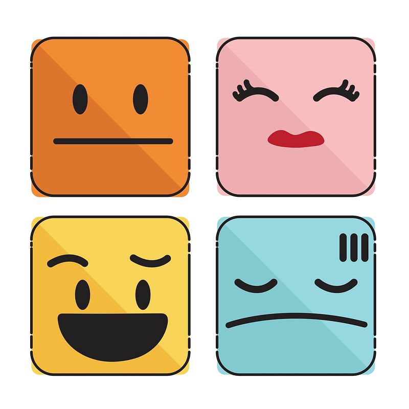 Set of emoji feeling expression | Free Vector - rawpixel
