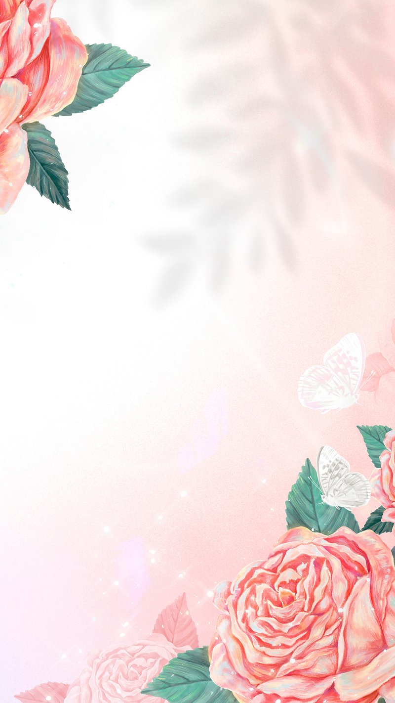 Rose aesthetic iPhone wallpaper, painting | Free Photo - rawpixel