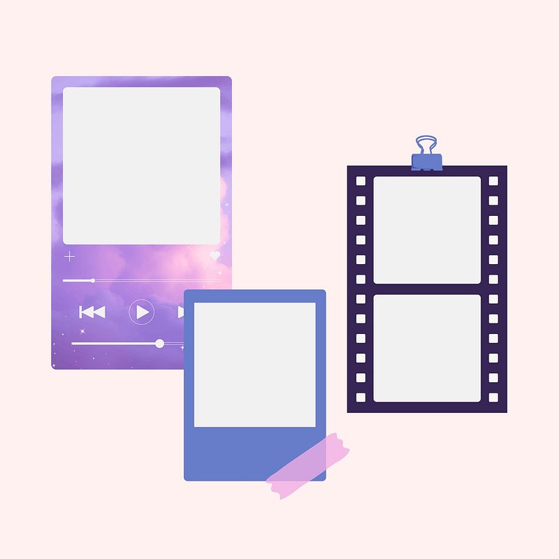 Purple aesthetic photo frame mockup | Premium PSD Mockup - rawpixel