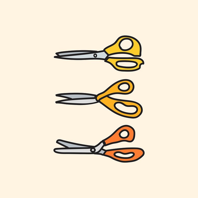 Scissors Vector Sticker by THP Creative - Pixels