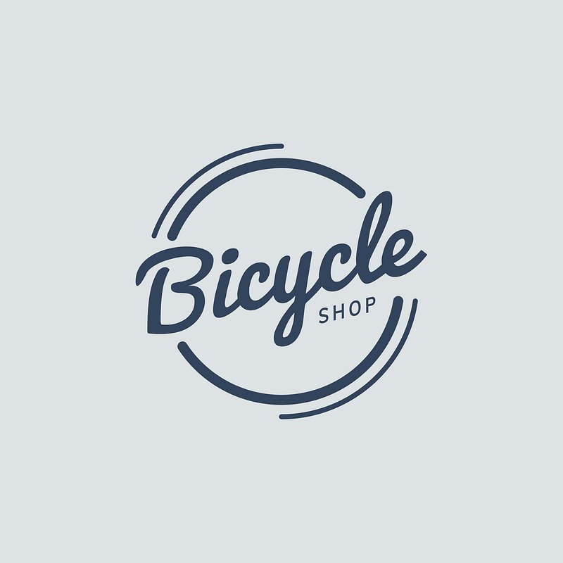 Bicycle shop logo design vector | Premium Vector - rawpixel