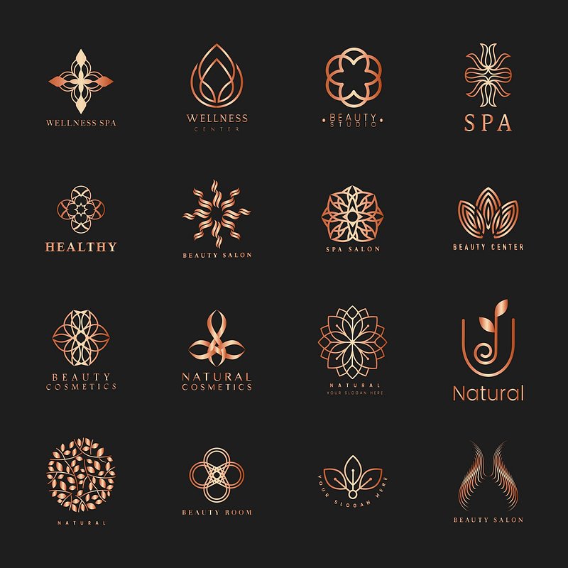 Spa Logo Designs  Free Vector Graphics, Icons, PNG & PSD Logos - rawpixel