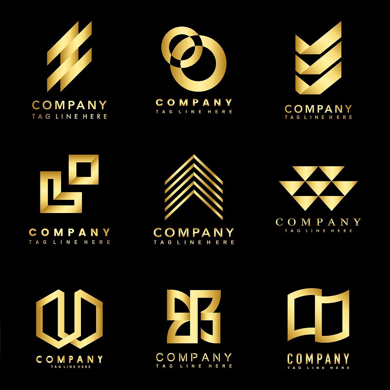 Golden Logo PNG Transparent Images Free Download | Vector Files | Pngtree
