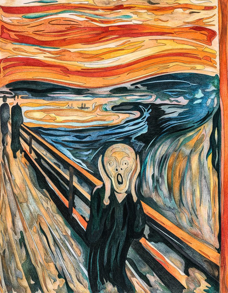 The Scream Painting Images | Free Photos, PNG Stickers, Wallpapers