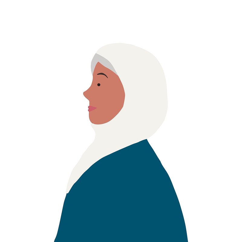 Hijab Cartoon Muslim Lady Profile pic and Wallpapers