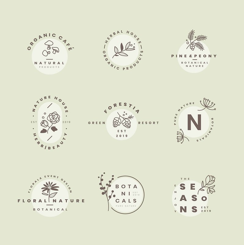 Leaf Logo Designs  Free Vector Graphics, Icons, PNG & PSD Logos - rawpixel