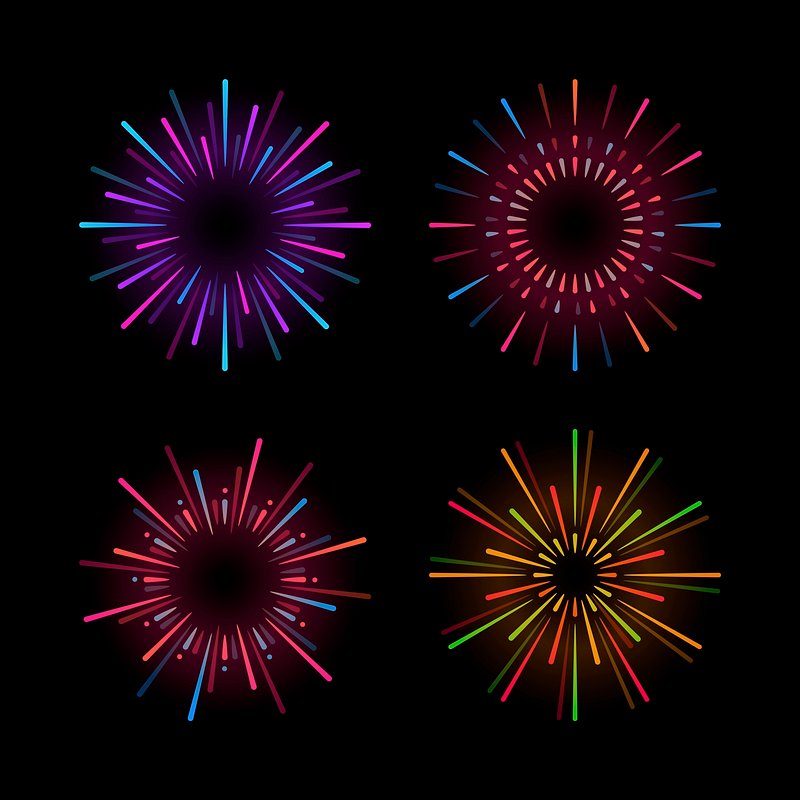 animated firework explosion
