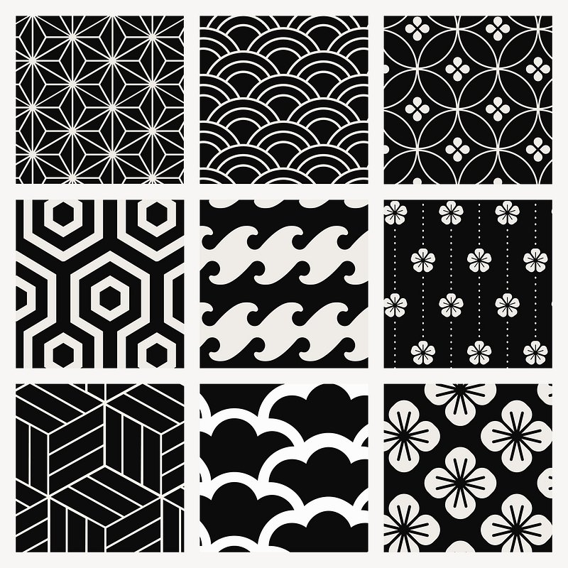 Free Vectors  Japanese pattern background pattern seamless (Yazaki)