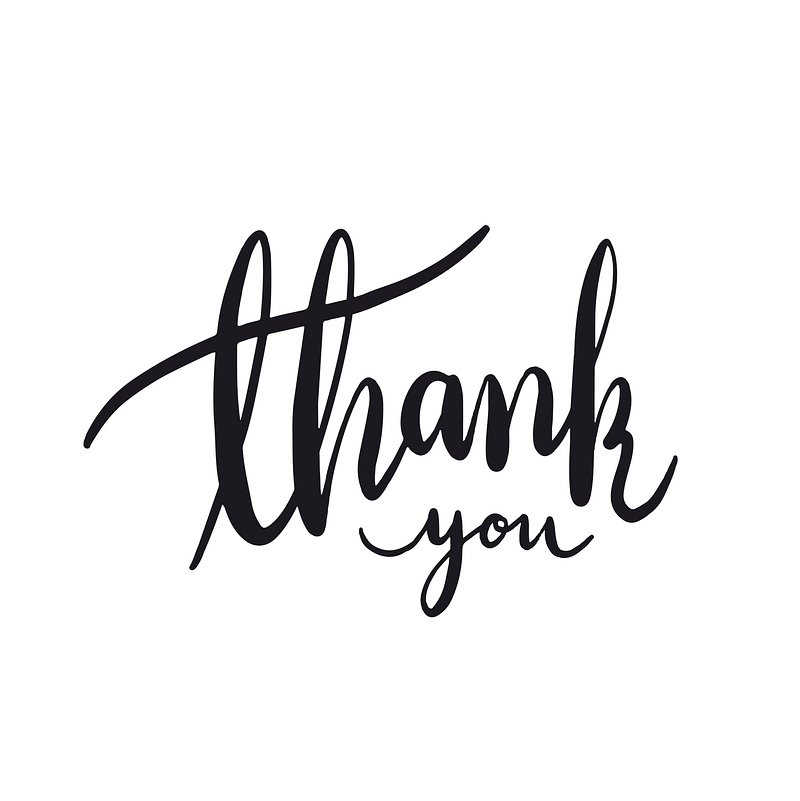 Thank You Black And White Images | Free Photos, PNG Stickers, Wallpapers &  Backgrounds - rawpixel