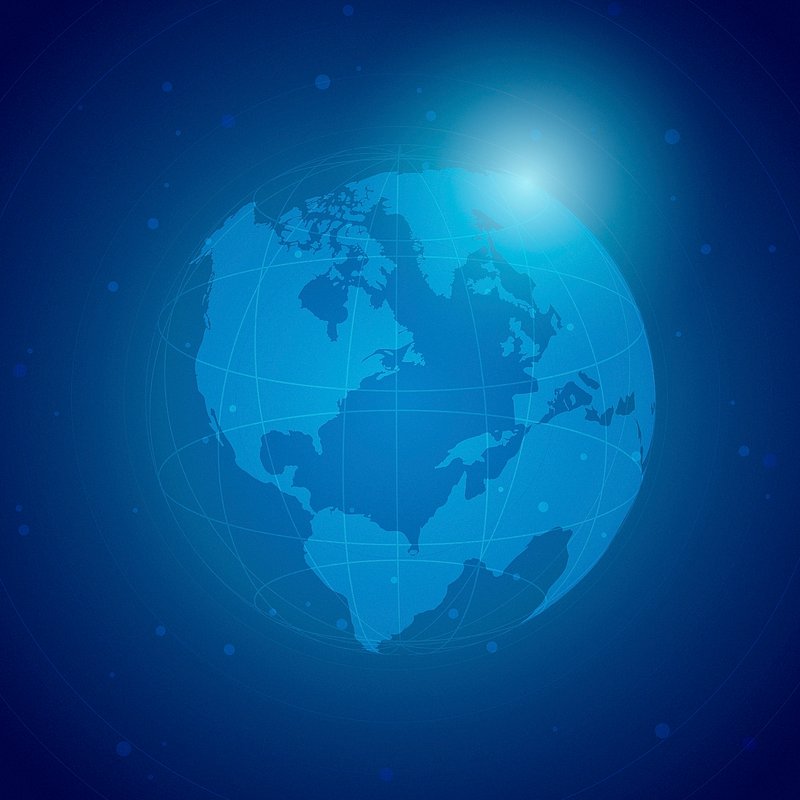 Connect blue. Worldwide connection Gray. Worldwide connection Blue background illustration vector.