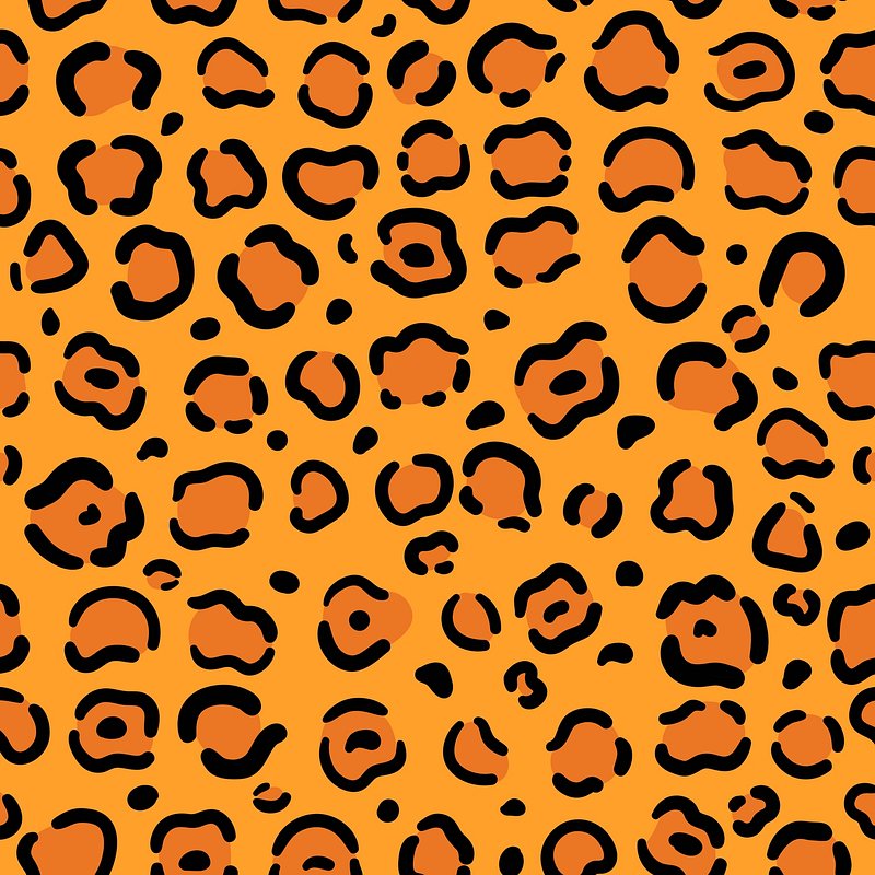 Leopard pattern design, vector illustration background. For print