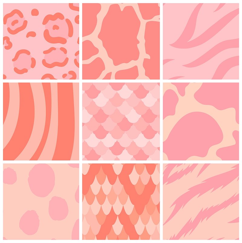 Pink cow pattern