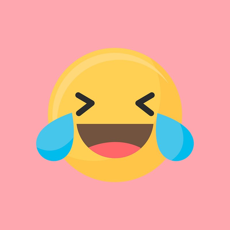 Premium Vector  Laughing character face