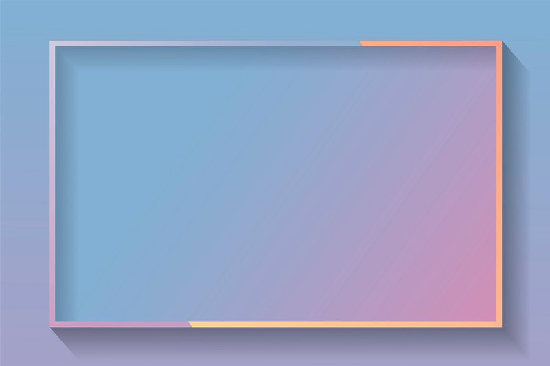 Blank rectangle colorful abstract frame | Premium Vector - rawpixel
