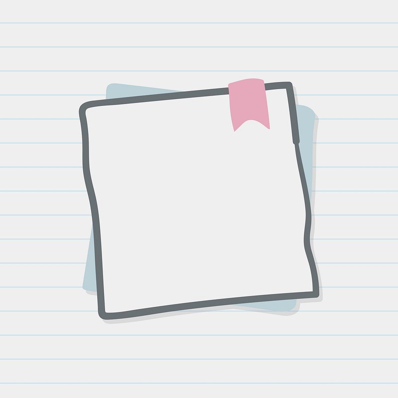 Set of paper notes on black background vector
