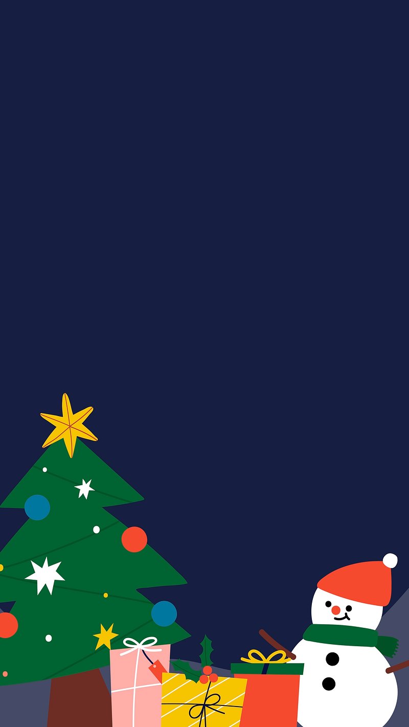 Festive Christmas snowman frame mobile | Premium Vector - rawpixel