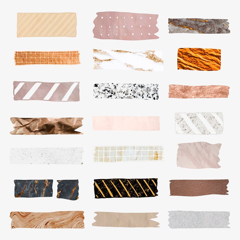 Washi Tape Clipart Hd PNG, Aesthetic Vintage Washi Tape Paper Texture, Washi  Tape, Aesthetic Tape, Paper Texture PNG Image For Free Download