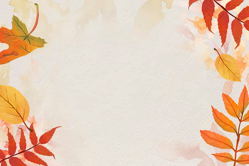 Free Vector  Fall season background vector with maple leaves