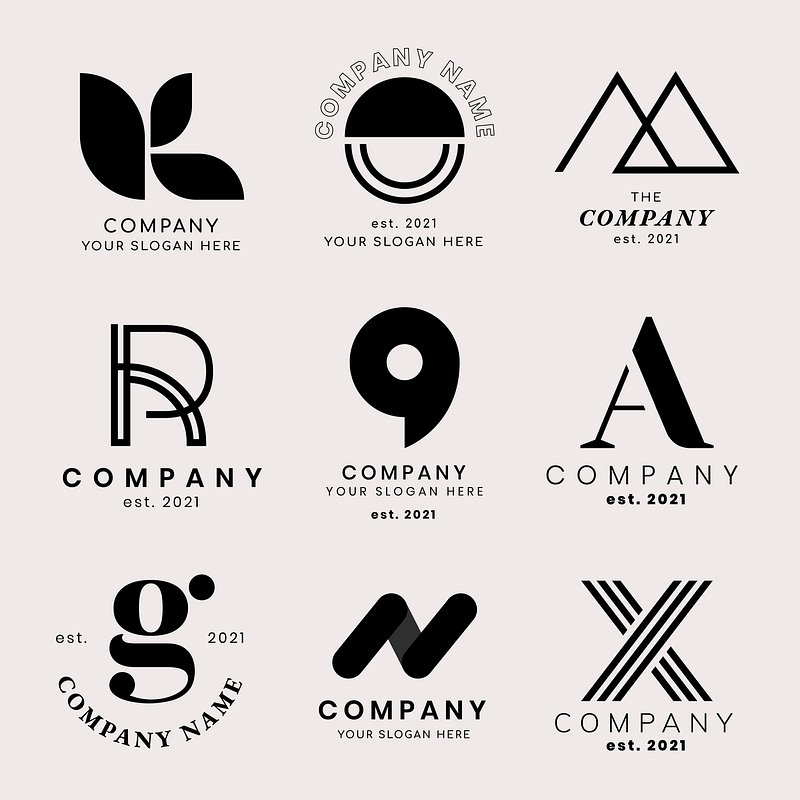 Premium Vector  Letter w modern abstract logos collection alphabet  geometrical logotype for all kinds of business