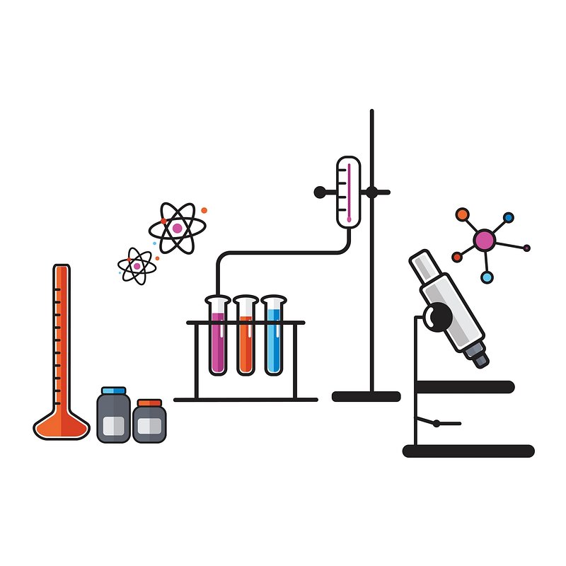 Illustration of chemistry laboratory instruments | Free Vector - rawpixel