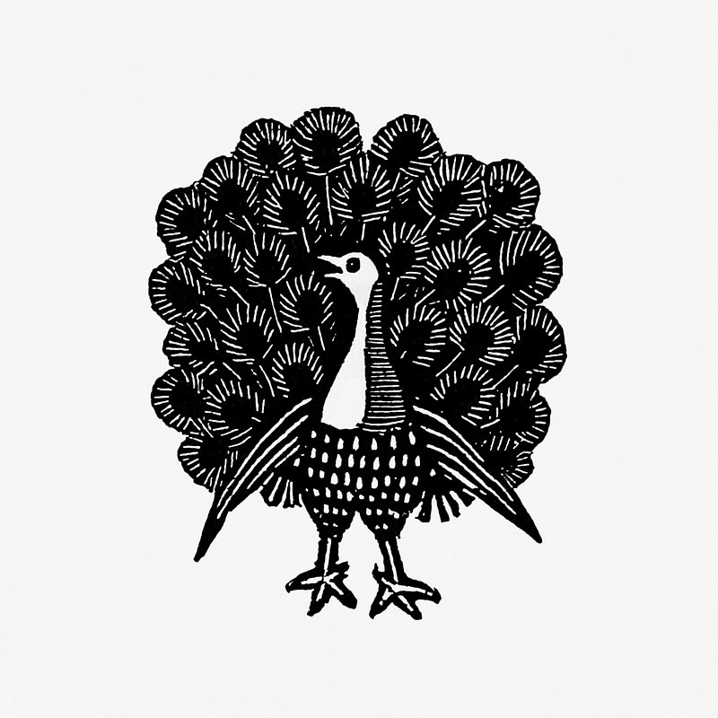 Vintage Victorian style peacock engraving. | Free Photo Illustration ...