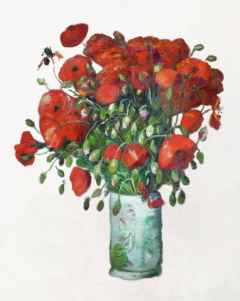 famous flower vase painting